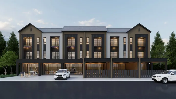 เดอะคอนเนค บิซทาวน์ บางนา กม.5 ศรีนครินทร์ (Shophouse 3 Fl.)