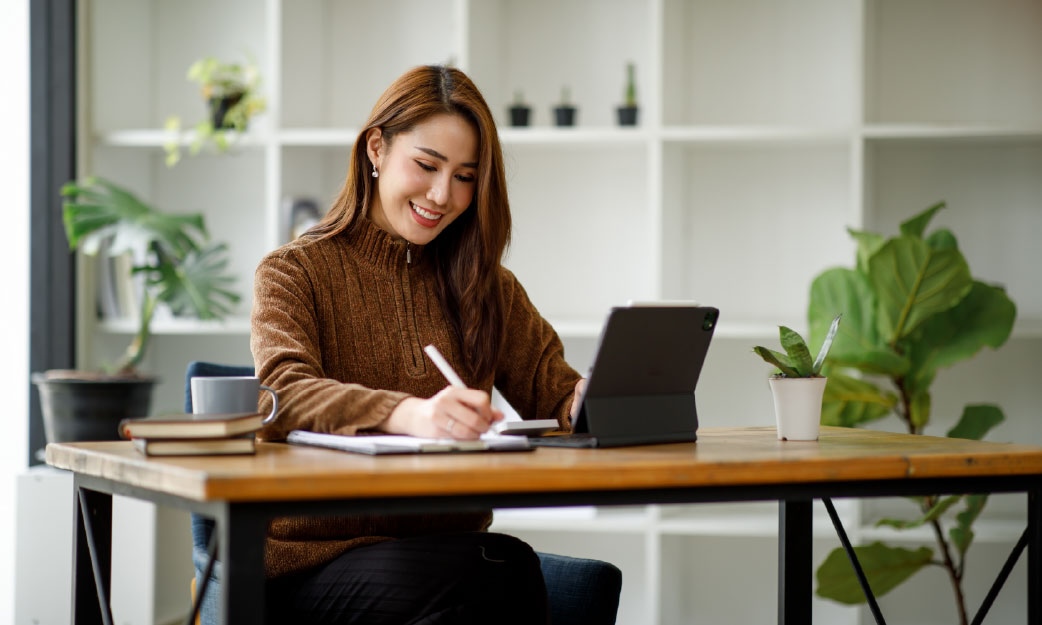 มุมทำงานในบ้านสำหรับ Freelance และ Startup