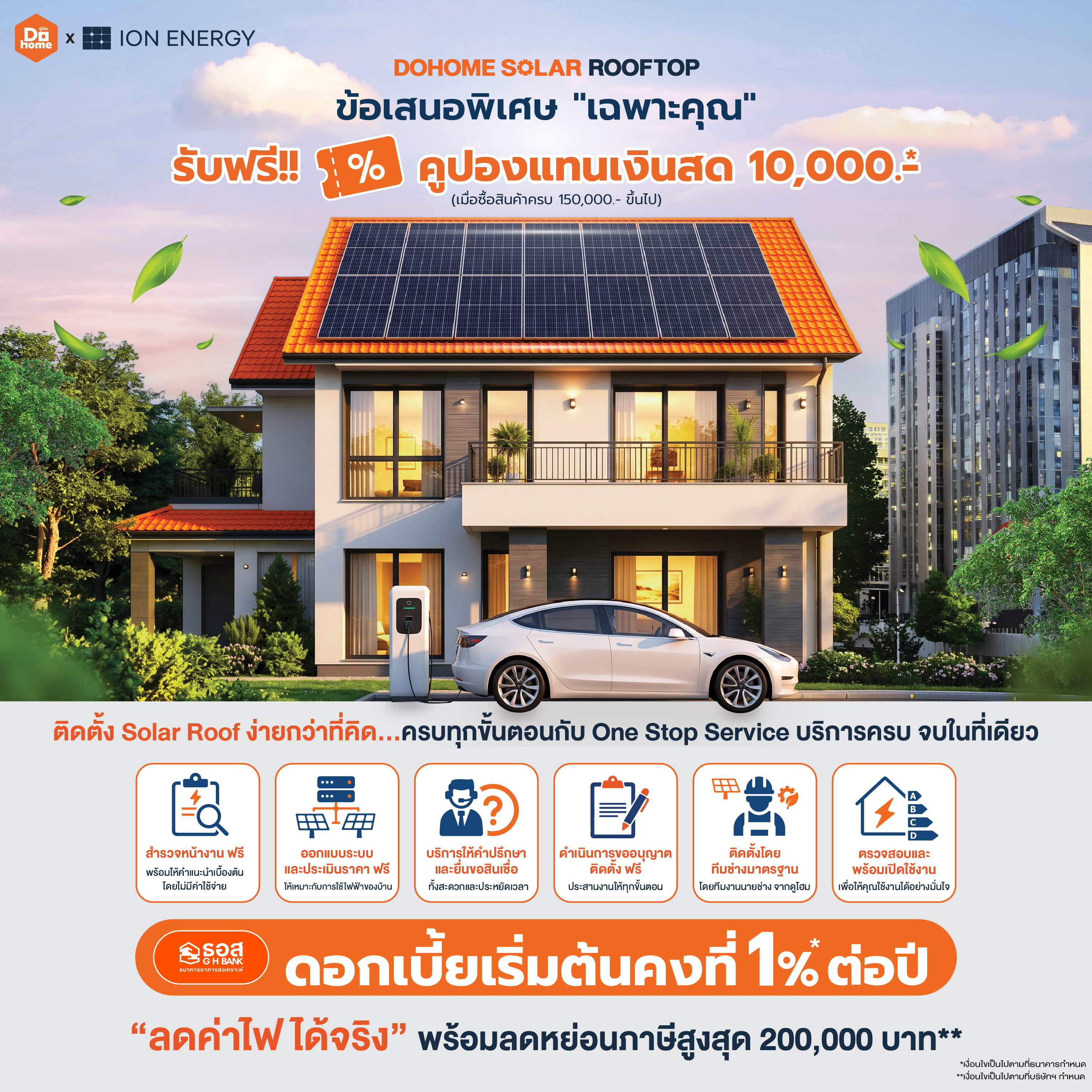 ติดตั้ง Solar Rooftop กับดูโฮม ง่ายกว่าที่คิด ฟรีค่าสำรวจ